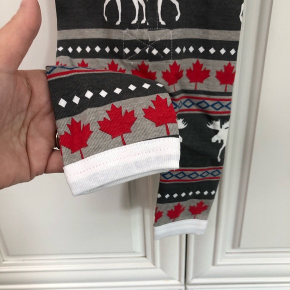 NWT LAZY ONE Moose Fair Maple Infant Romper - Picture 4 of 10